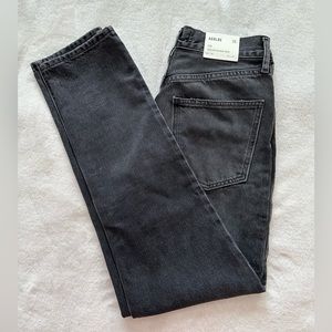 Agolde Fen High Rise Relaxed Taper jeans  size 25 Black